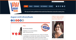 Desktop Screenshot of libraryreads.org